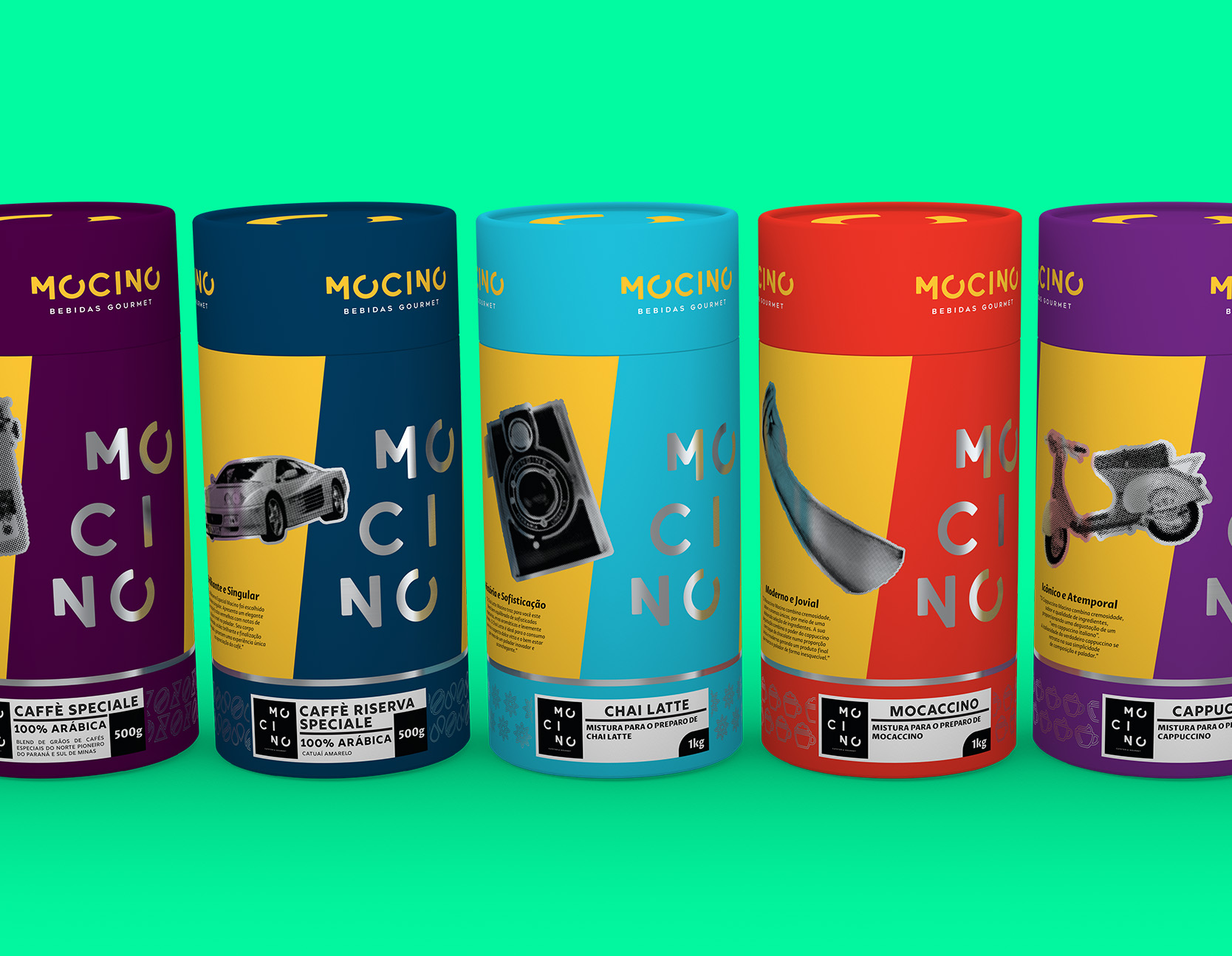 Café Moccino - design de embalagem para cafés especiais