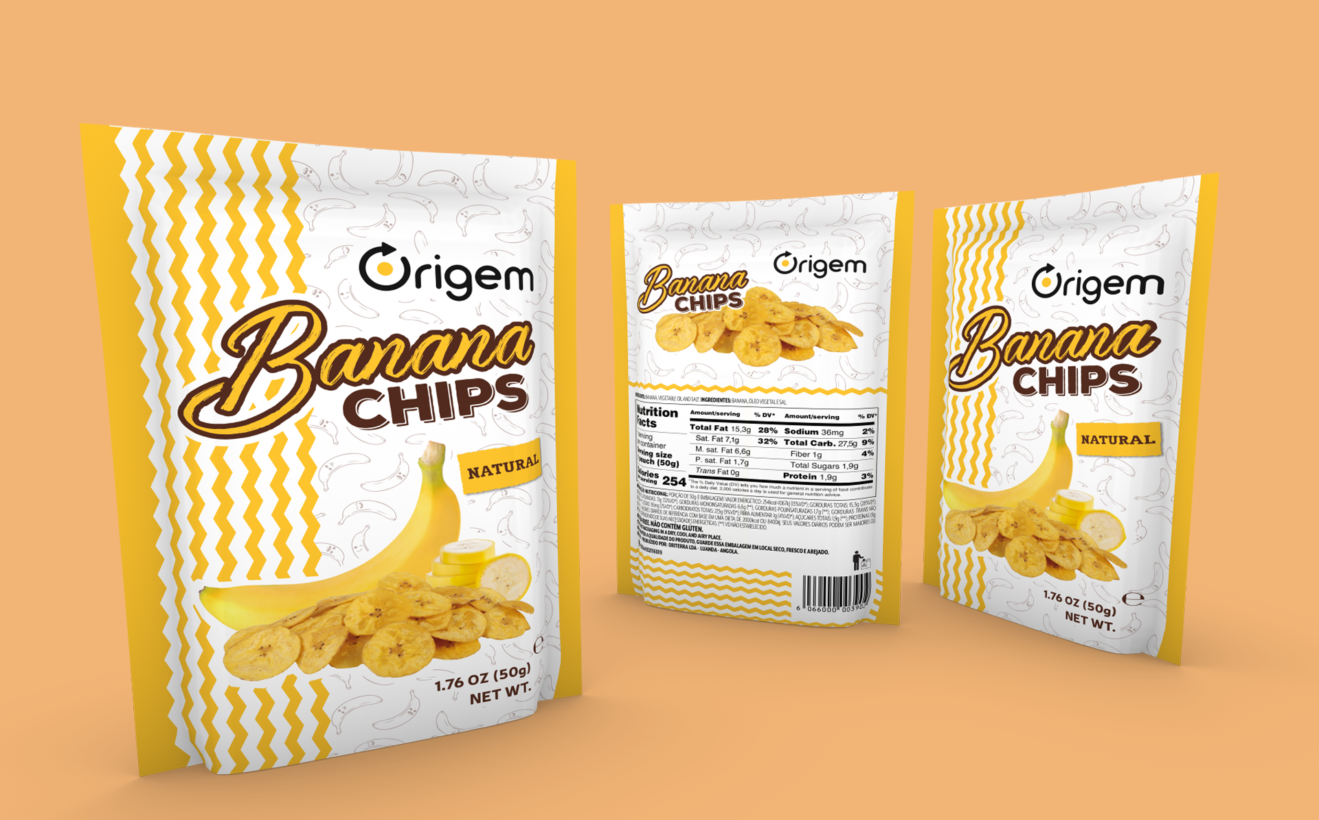 Origem - Banana Chips
