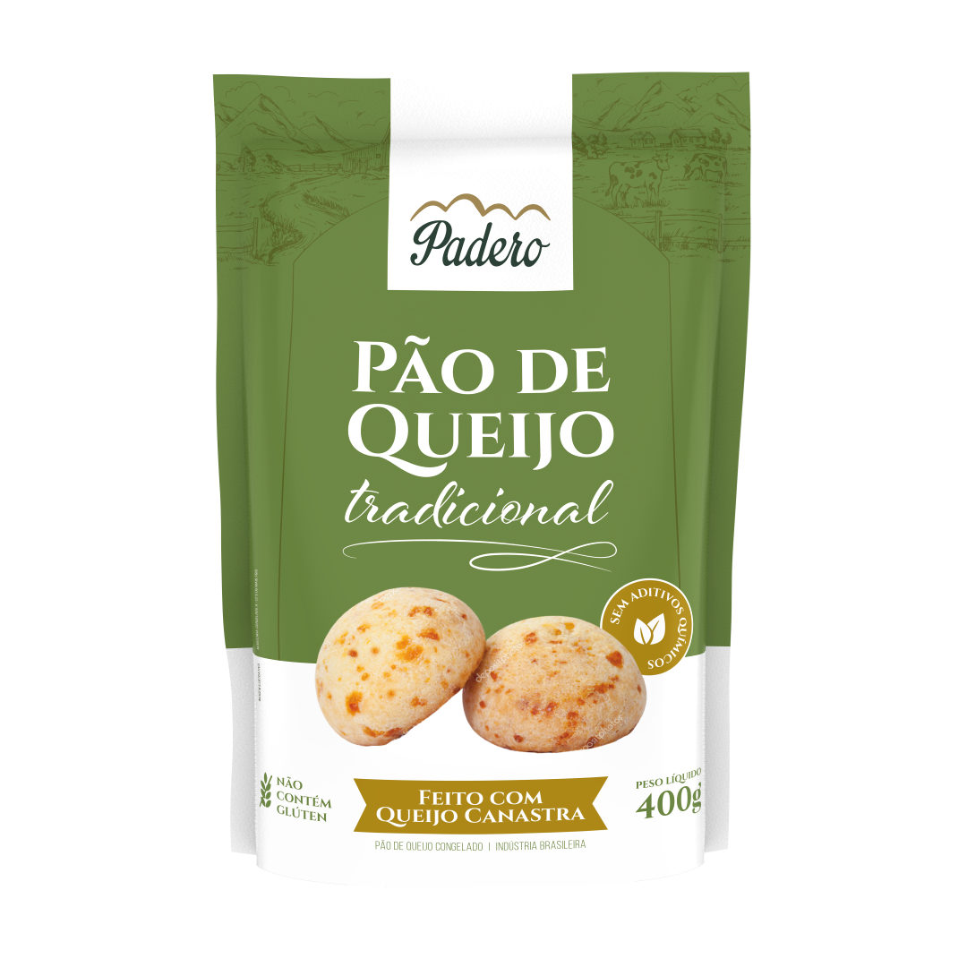 Mockup Padero – Pão de queijo tradicional 03 (frente)