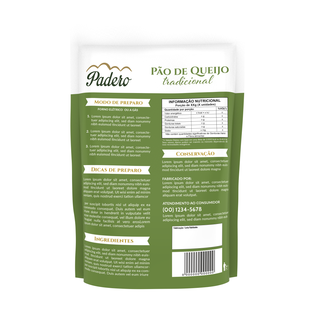 Mockup Padero – Pão de queijo tradicional 03 (verso)
