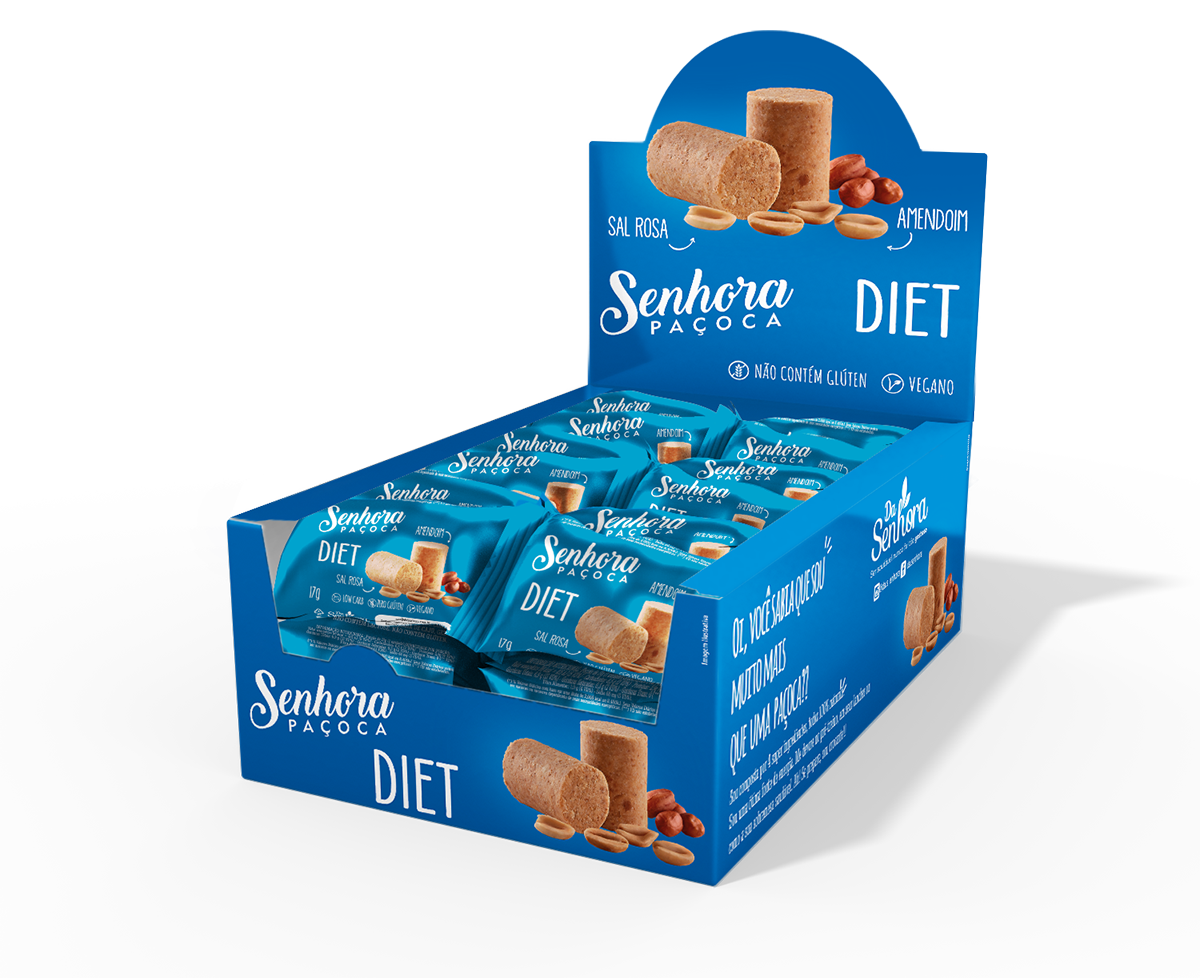 Senhora – Display Paçoca – Diet