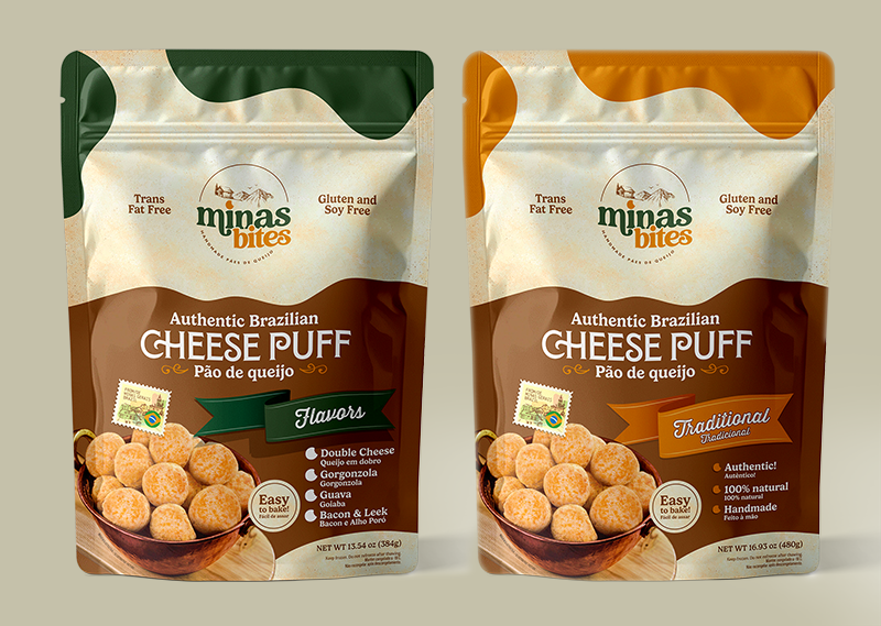 Cheese Puff Minas Bites